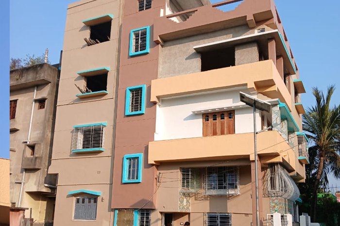 Ceramic tiling project completed in Kolkata by M/s. M. Construction
