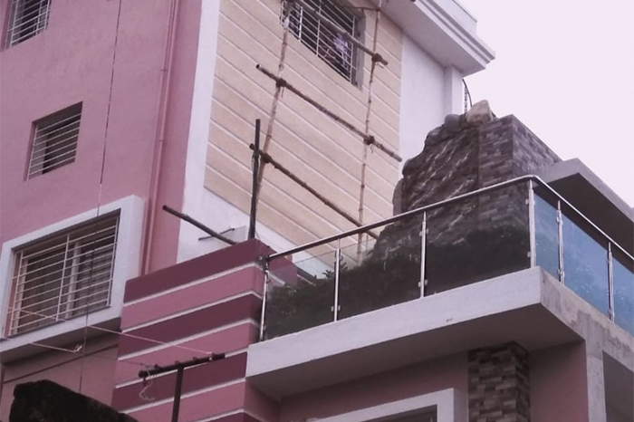 Stone Flooring project completed in Kolkata by M/s. M. Construction